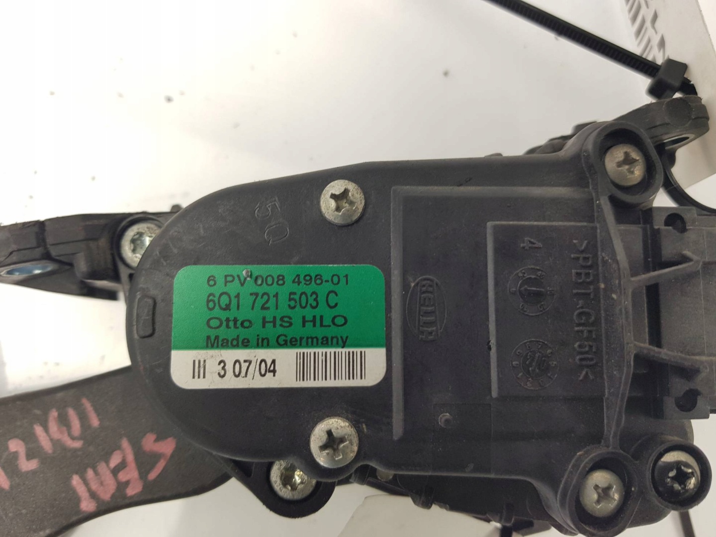PEDAL 6Q1721503C SEAT IBIZA