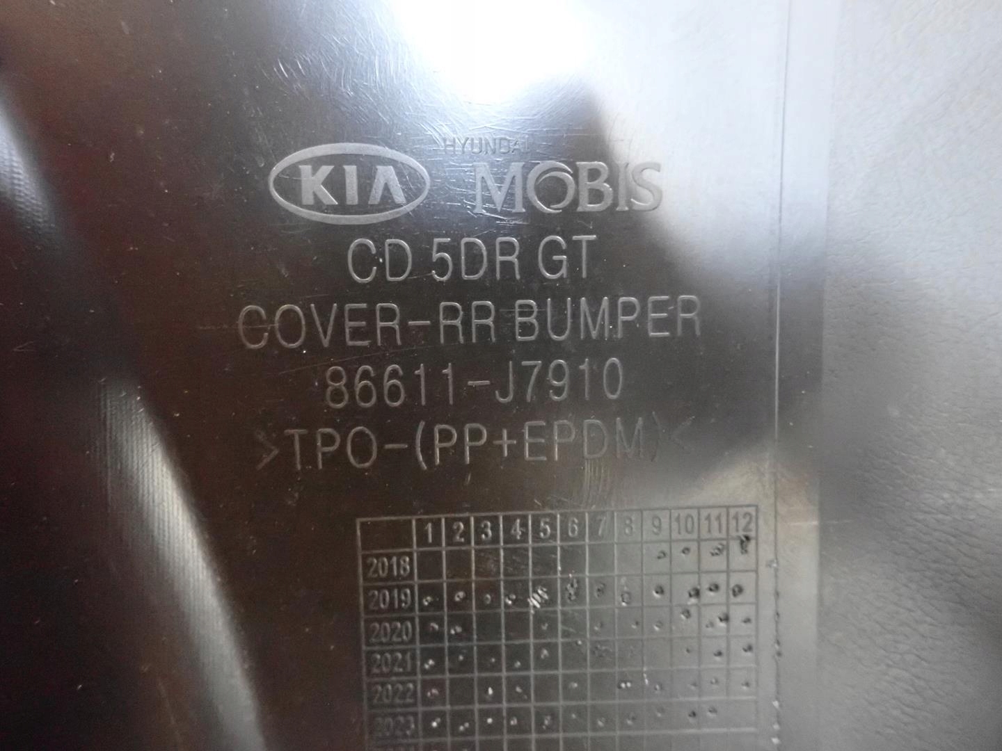 bumper rear part rear KIA CEED III GT HB 2018- new original