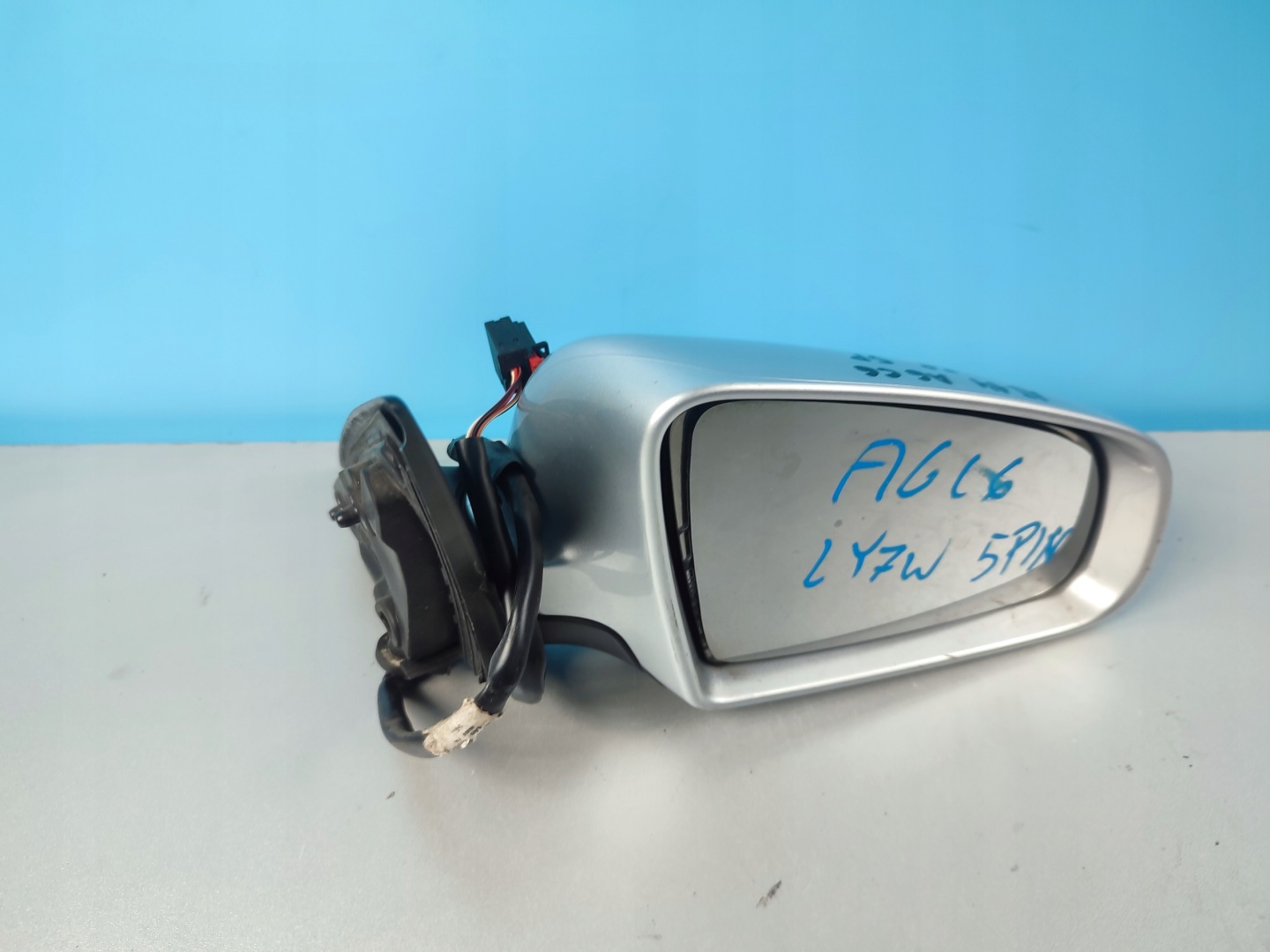 mirror right Audi a6 c6 ly7w 5 PIN