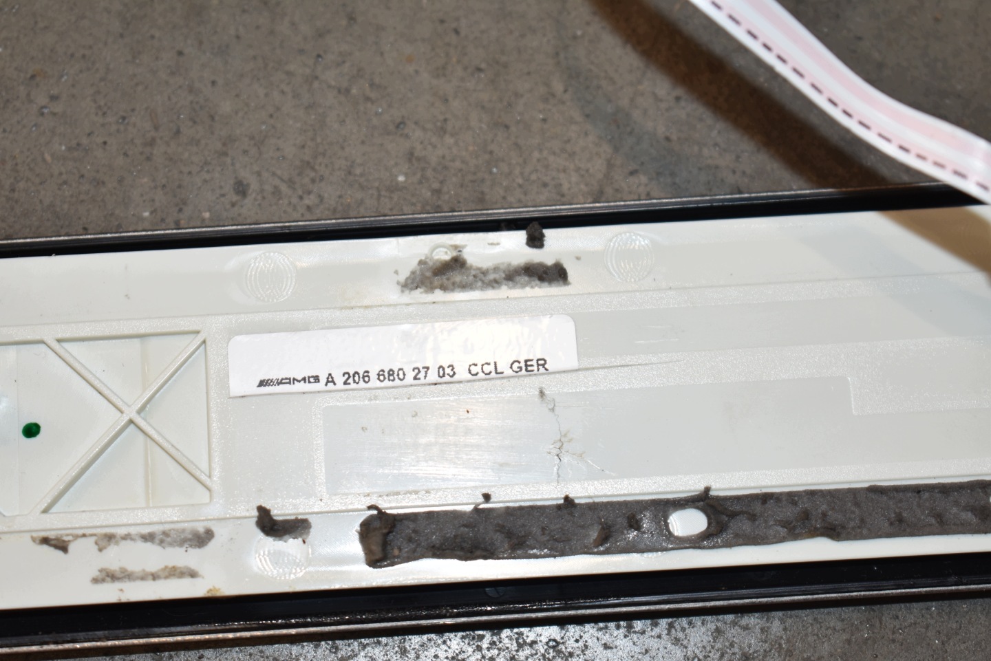 cap moulding threshold AMG AMBIENTE LED MERCEDES W206 W214 X254 1