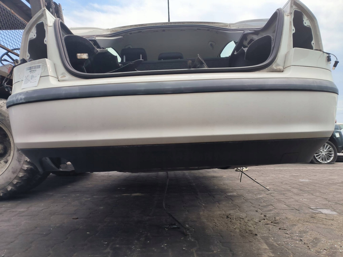 bumper rear part LF9E SKODA OCTAVIA II HB LIFT