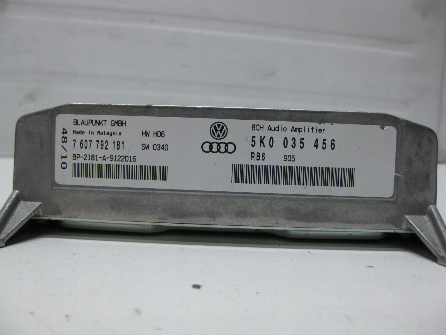 VW TIGUAN amplifier AUDIO 5K0035456E