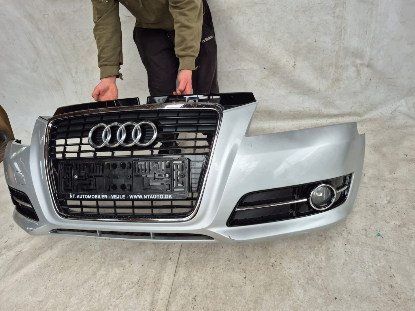 AUDI A3 8P LIFT 08- bumper front front without DZIUR 8P0807437H