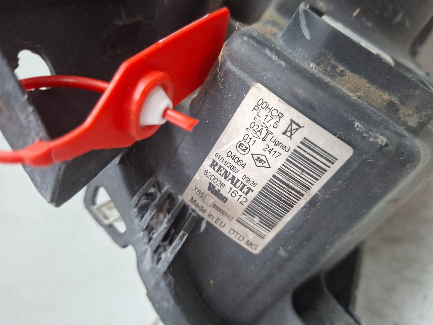 light front right 8200261612 RENAULT CLIO III 2006