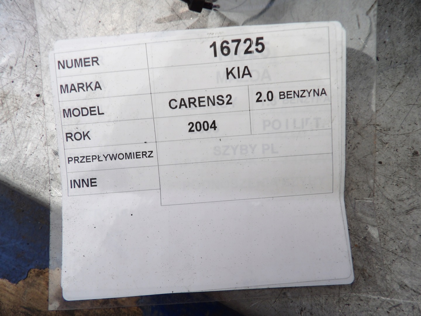 Kia Carens 2 II flow meter 28164-23700