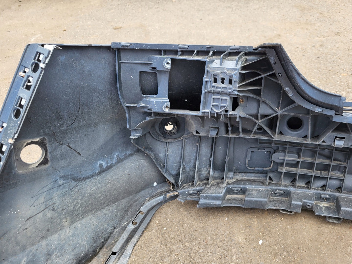 bumper rear rear part AUDI A7 4G8 LIFT black original