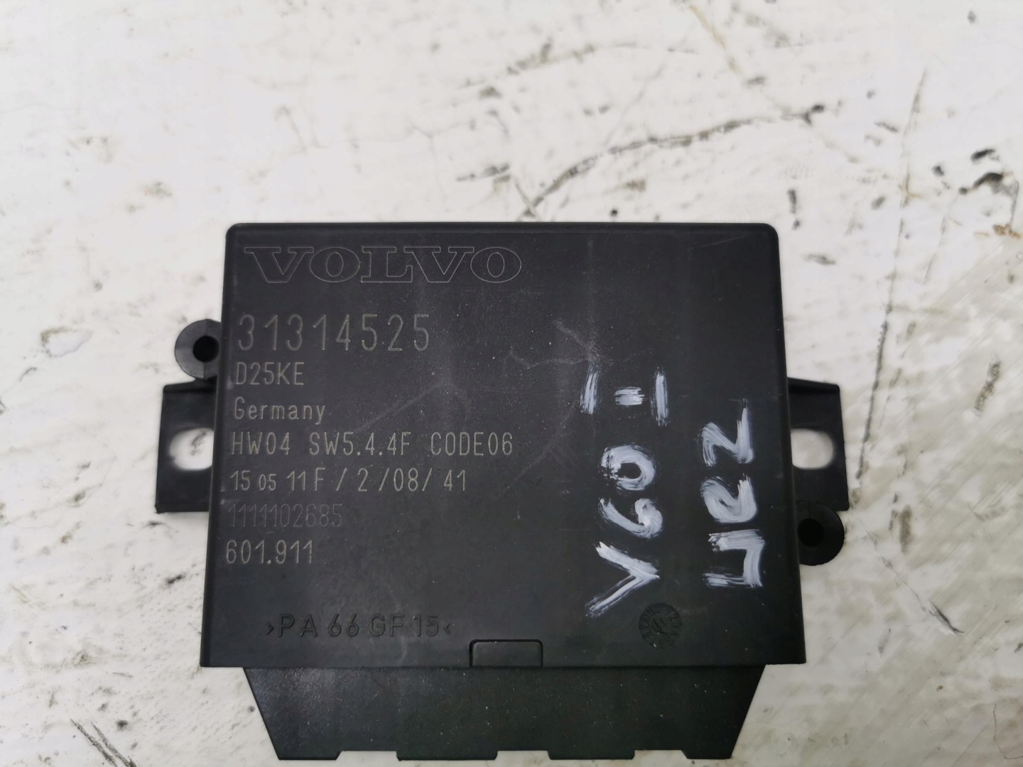module control unit PDC VOLVO V60 and 31314525 10-18
