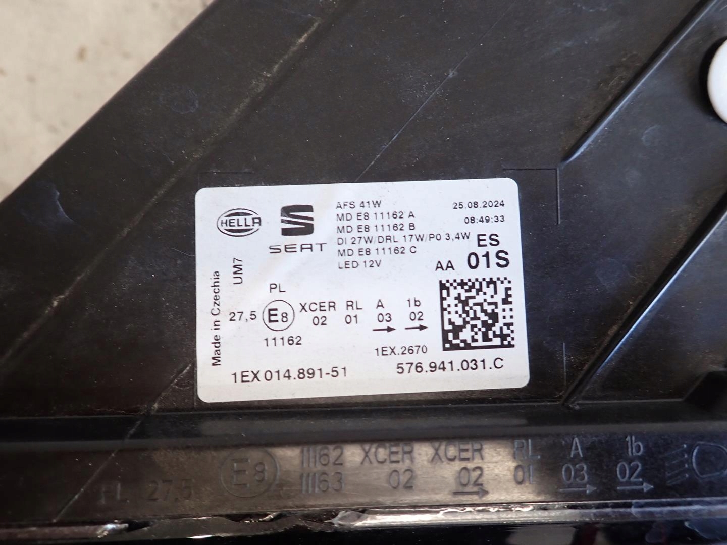 light front front left SEAT ATECA LIFT 2020- FULL LED 576941031C