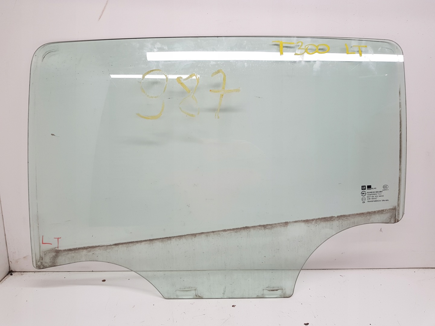 CHEVROLET AVEO T300 HB window door left rear part 2011