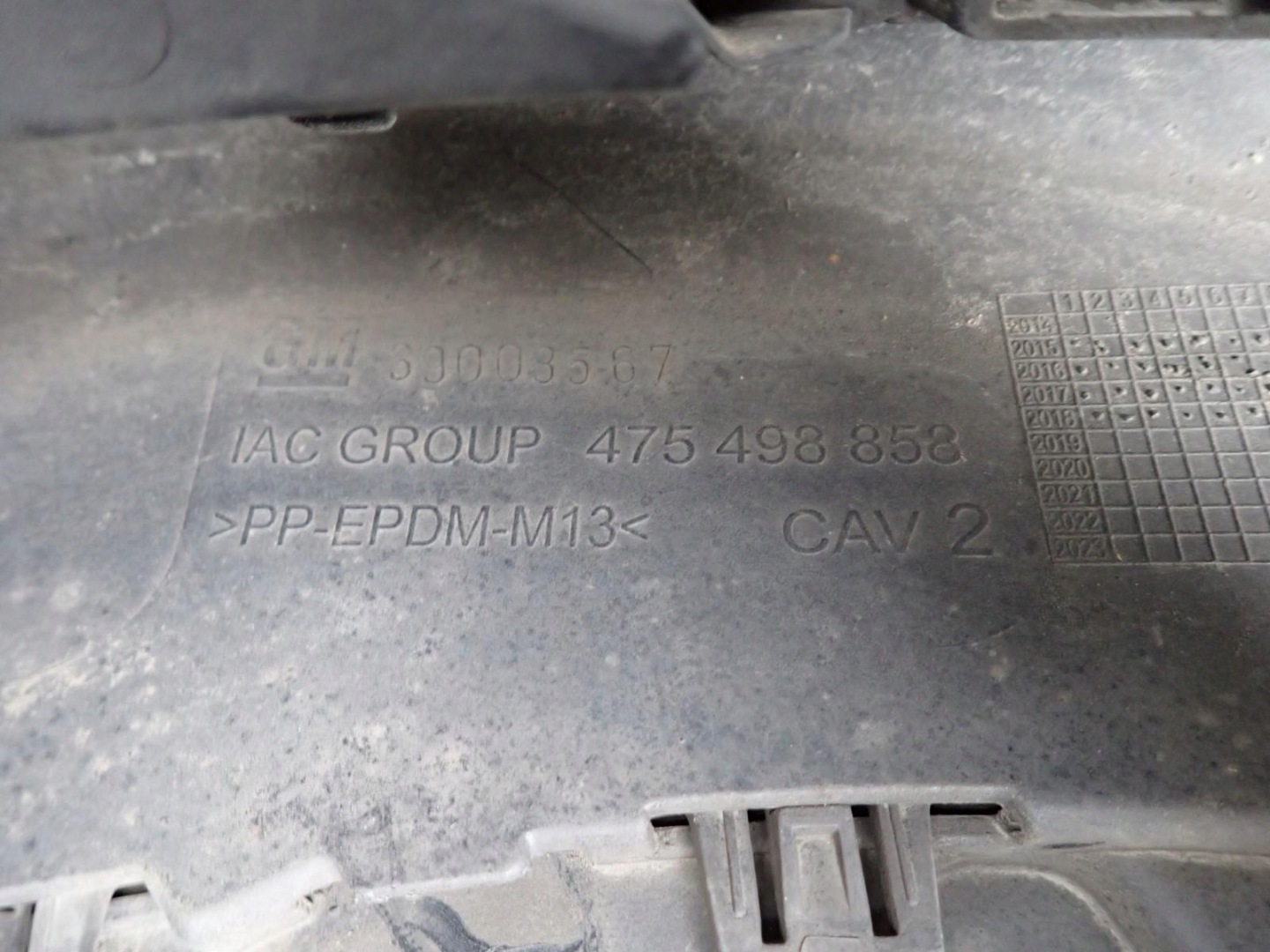 bumper front front OPEL CORSA E X15 2014-2019R 39003567