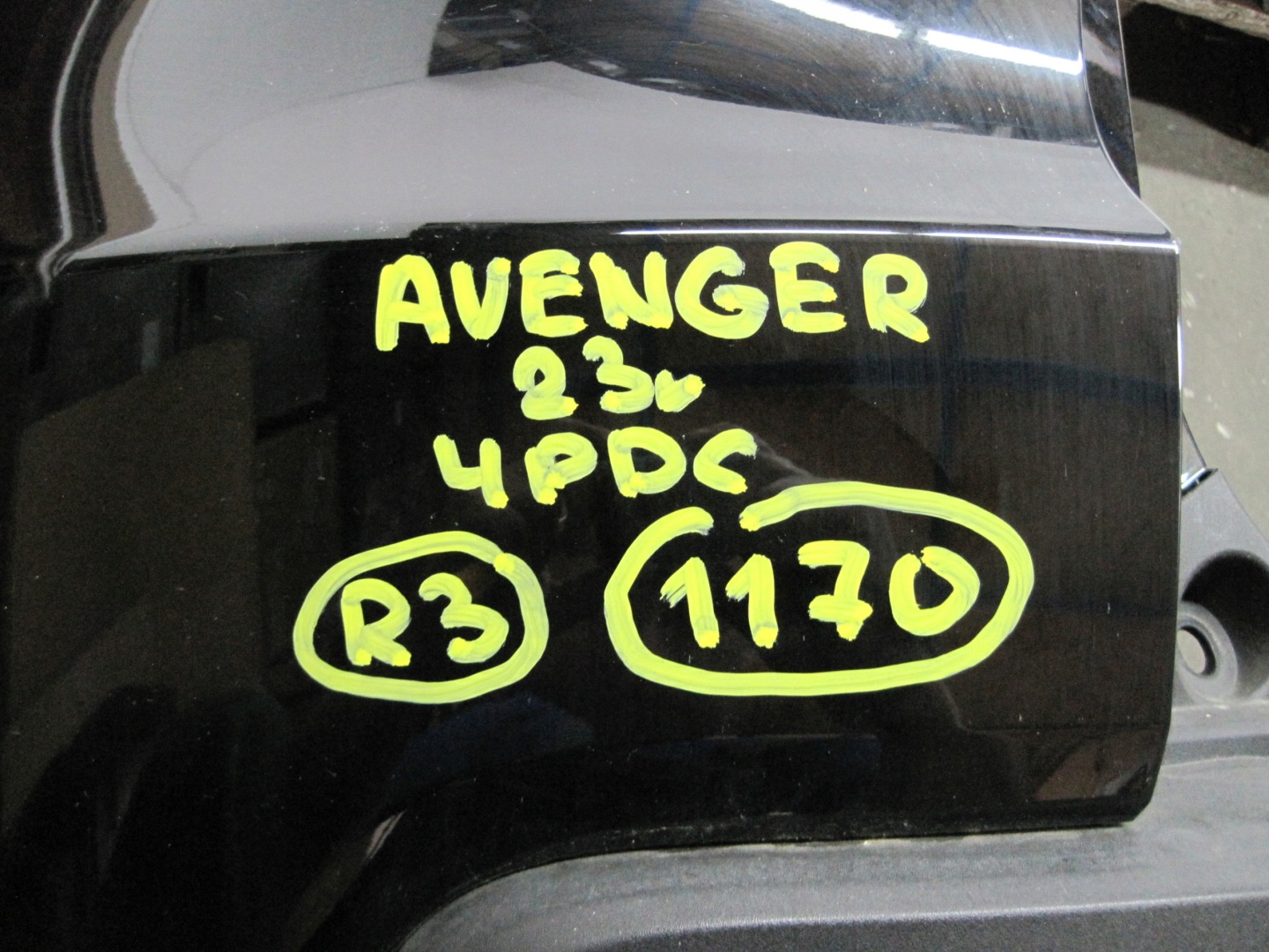 bumper JEEP AVENGER 4 PDC rear part rear