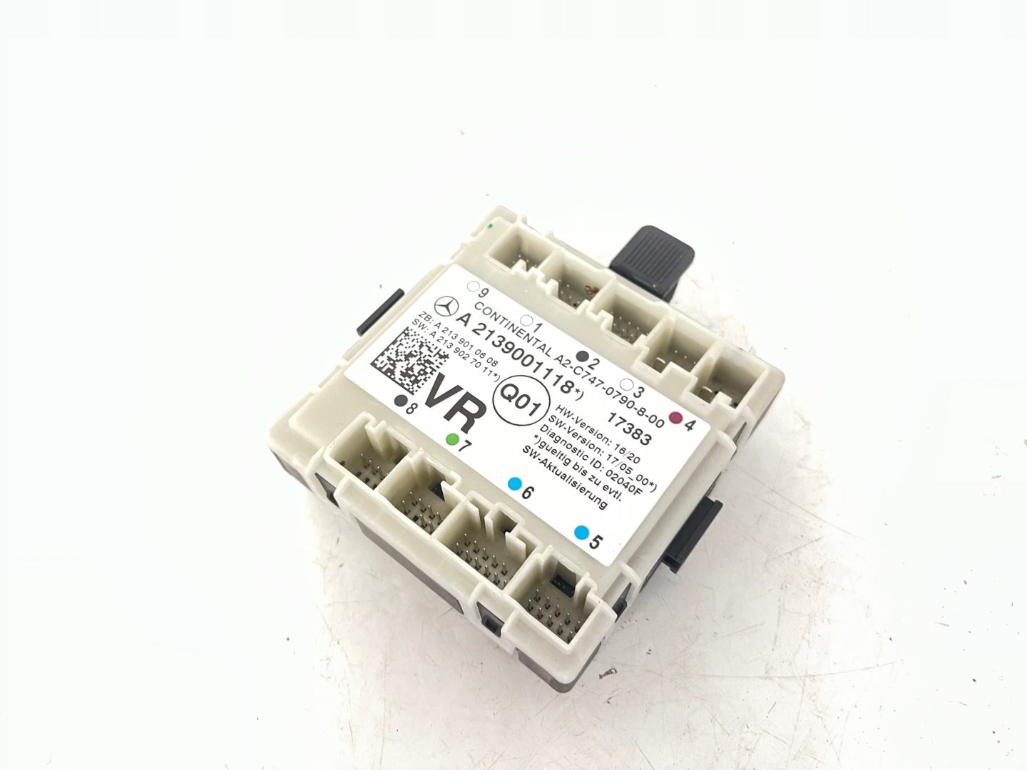 MERCEDES E-KLASA W213 control unit module door A2139001118 A2139010608