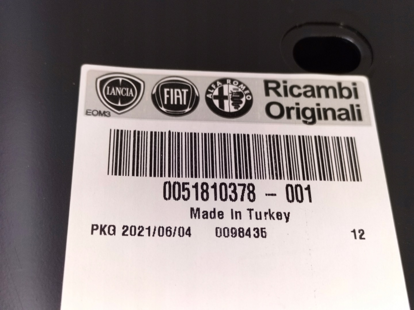 Cofano FIAT DOBLO II 10-15 OPEL COMBO D 12
