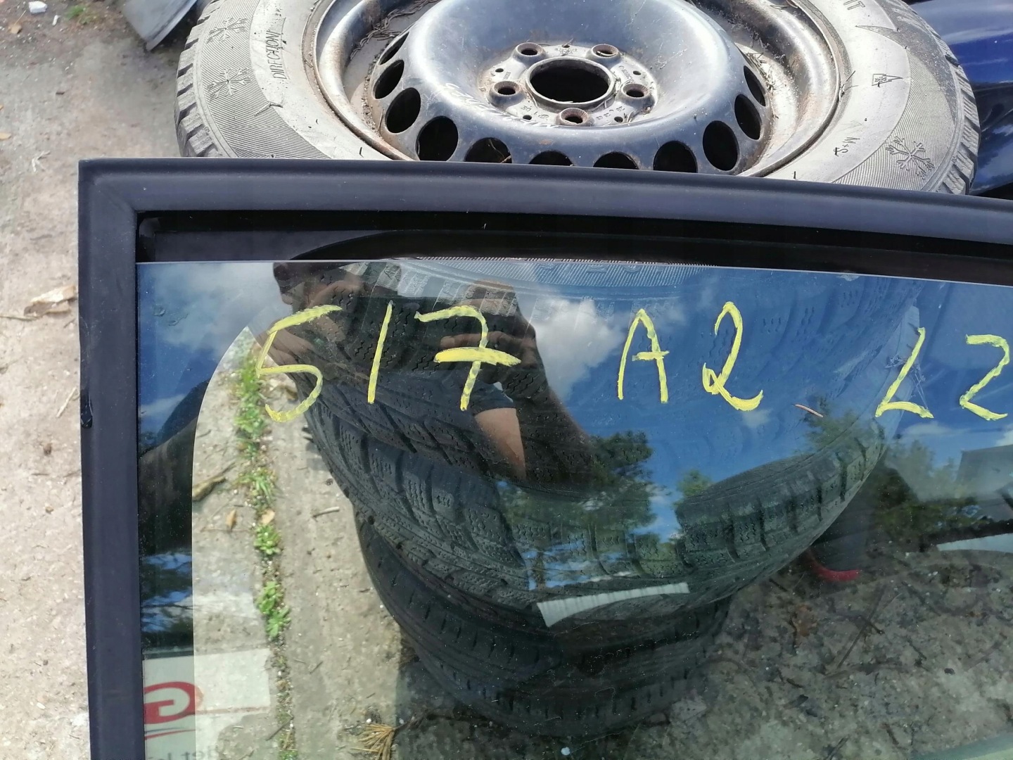 Tür AUDI A2 links heck TYLNIE LZ9W