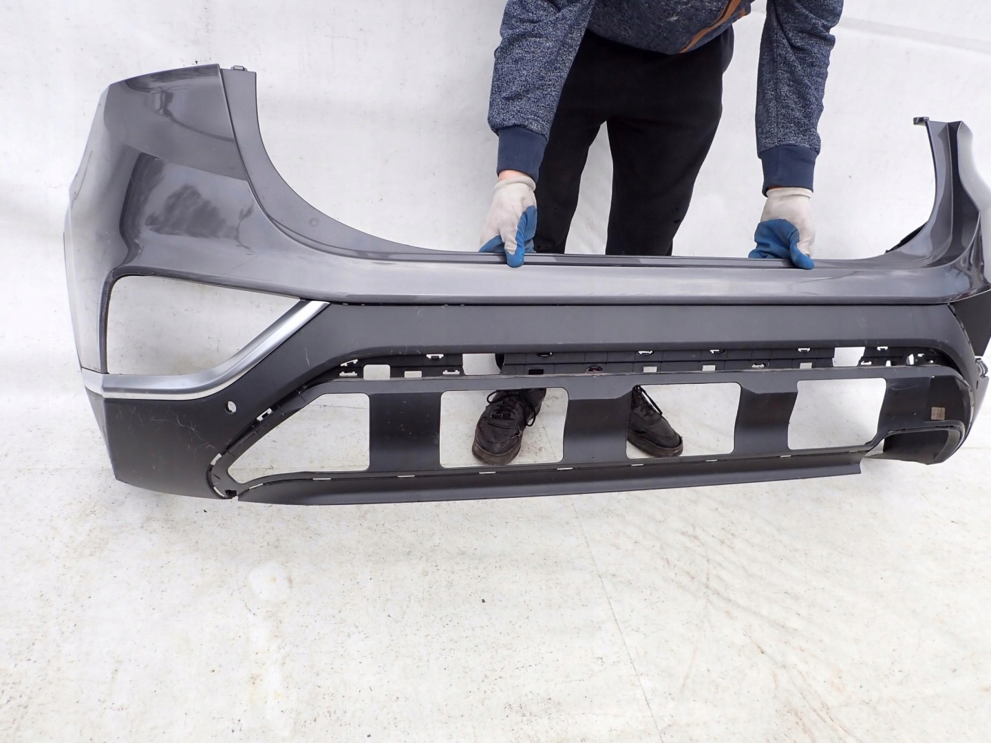 HYUNDAI SANTA FE IV 18- bumper rear part rear PDC