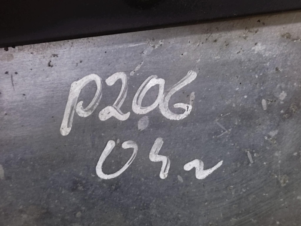 PEUGEOT 206 control unit of the engine 9648620880