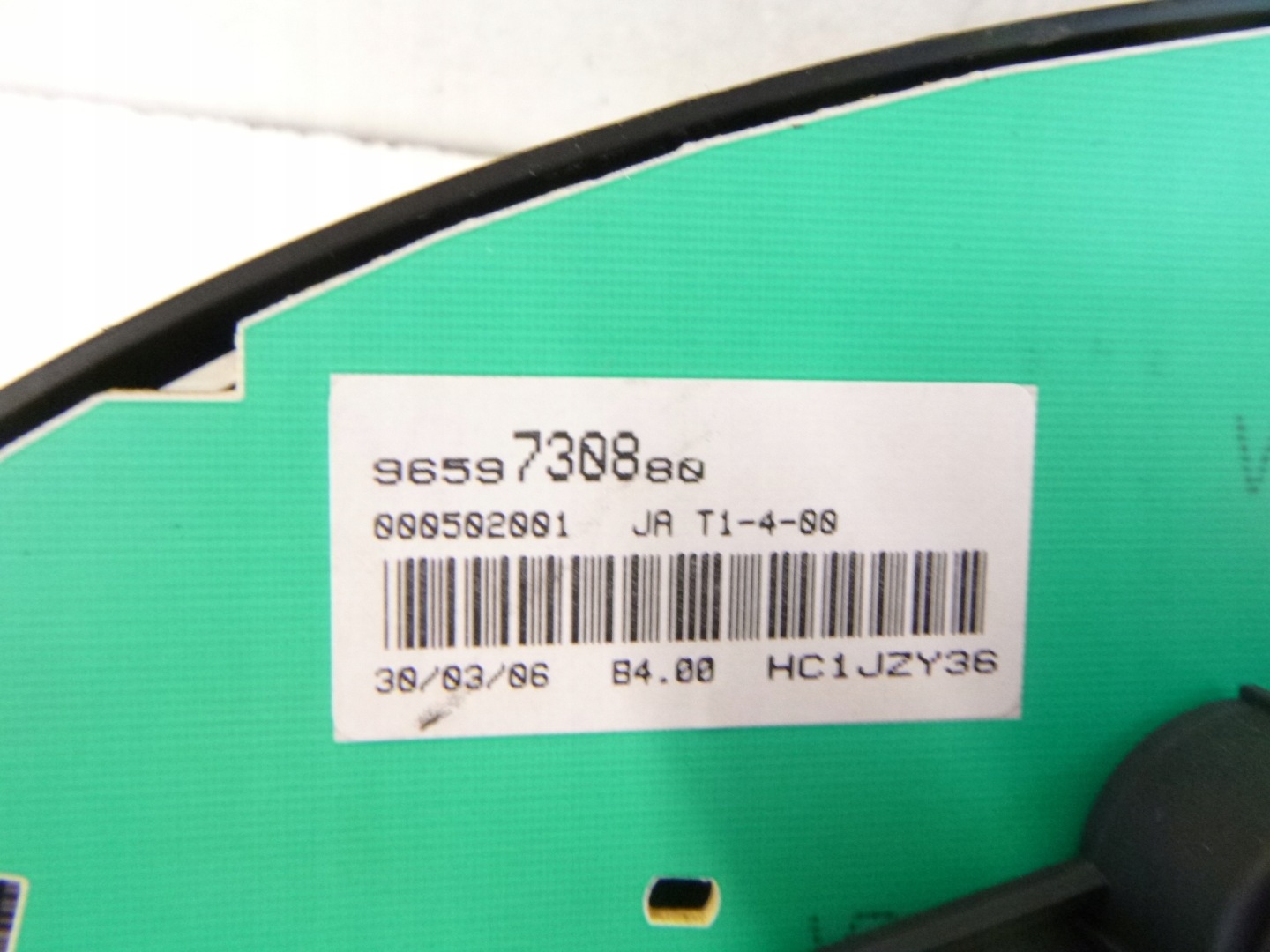 dials display Peugeot 206 SW 1.6 2006r. 9659730880