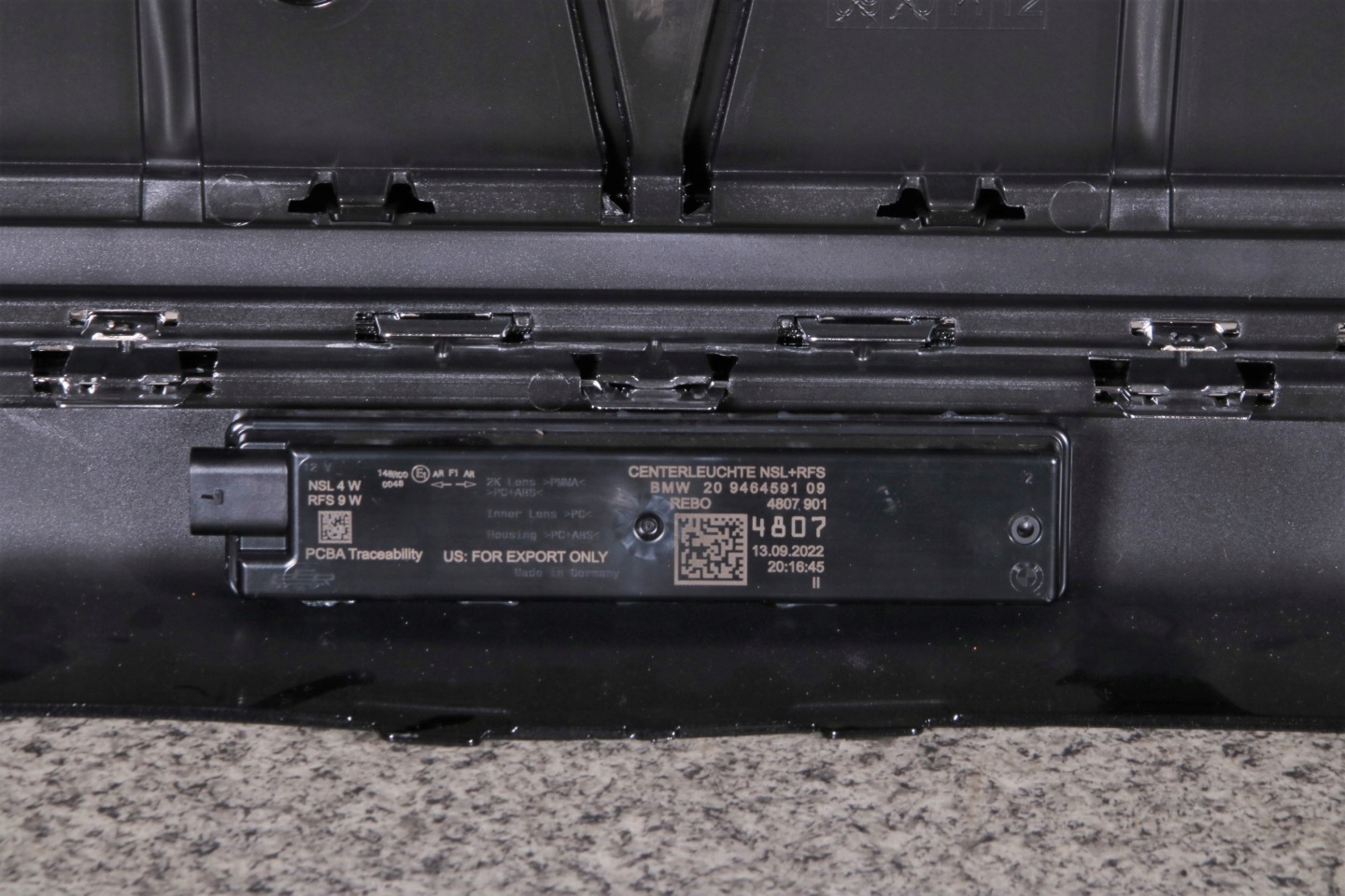 BMW 7 G70 bumper rear part rear 6xPDC colour 475