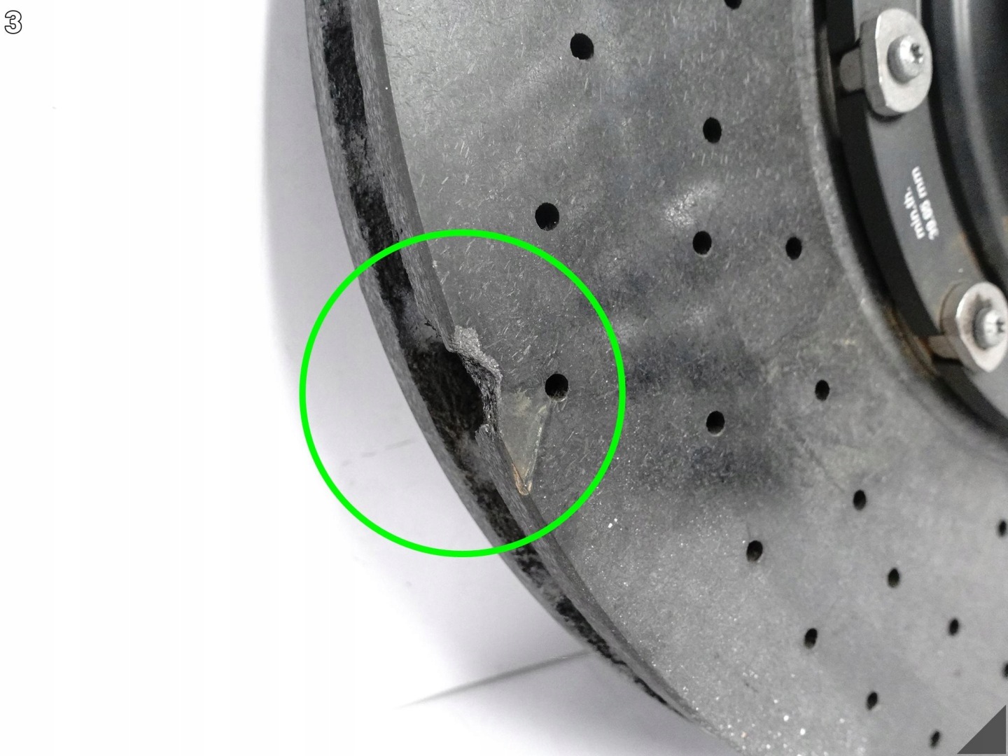 PORSCHE CAYENNE E3 9Y0 9Y3 PCCB disc CERAMICZNA CERAMIC right front