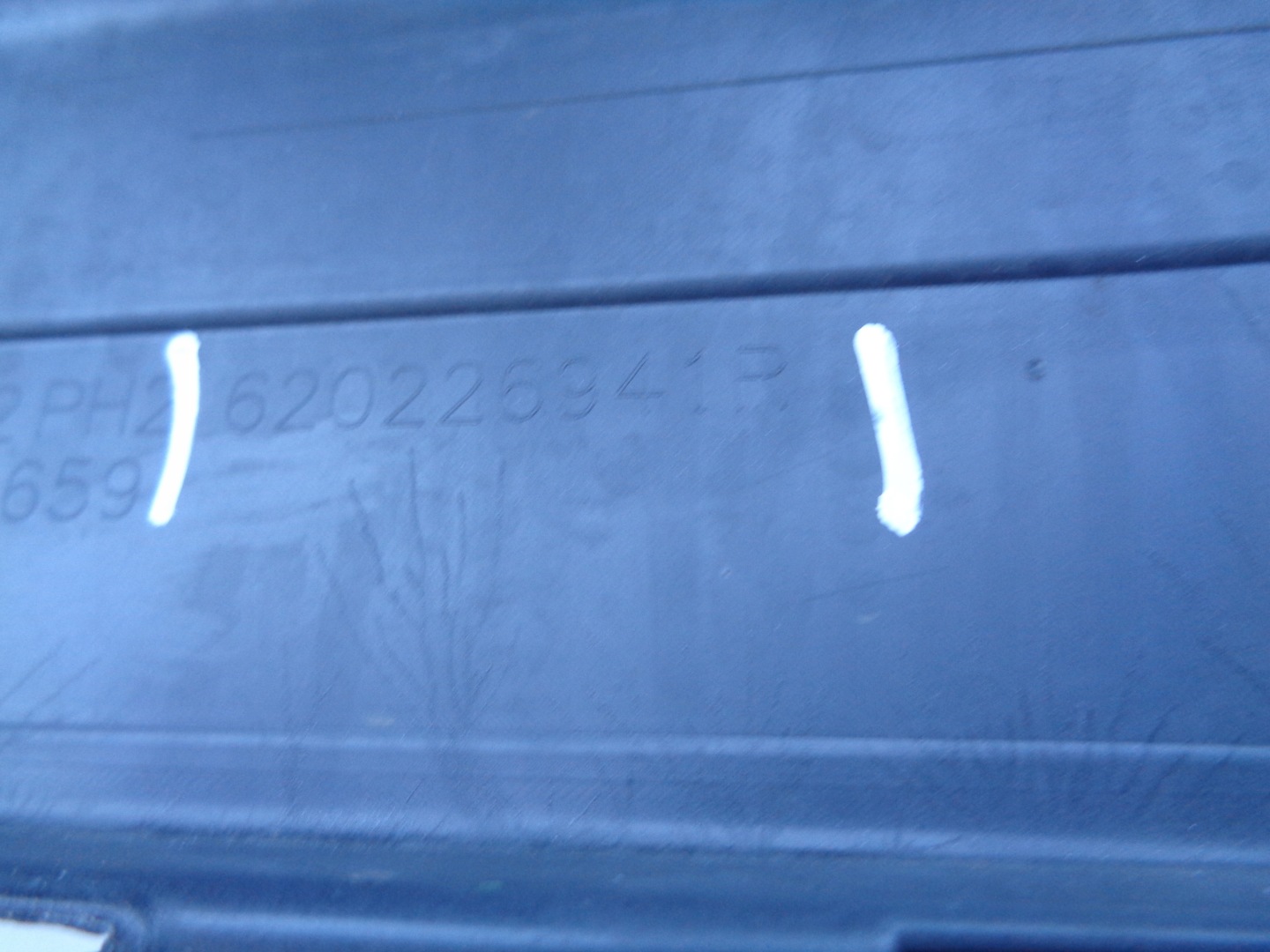 front bumper RENAULT TRAFIC III 21- LIFT IV NR 49333