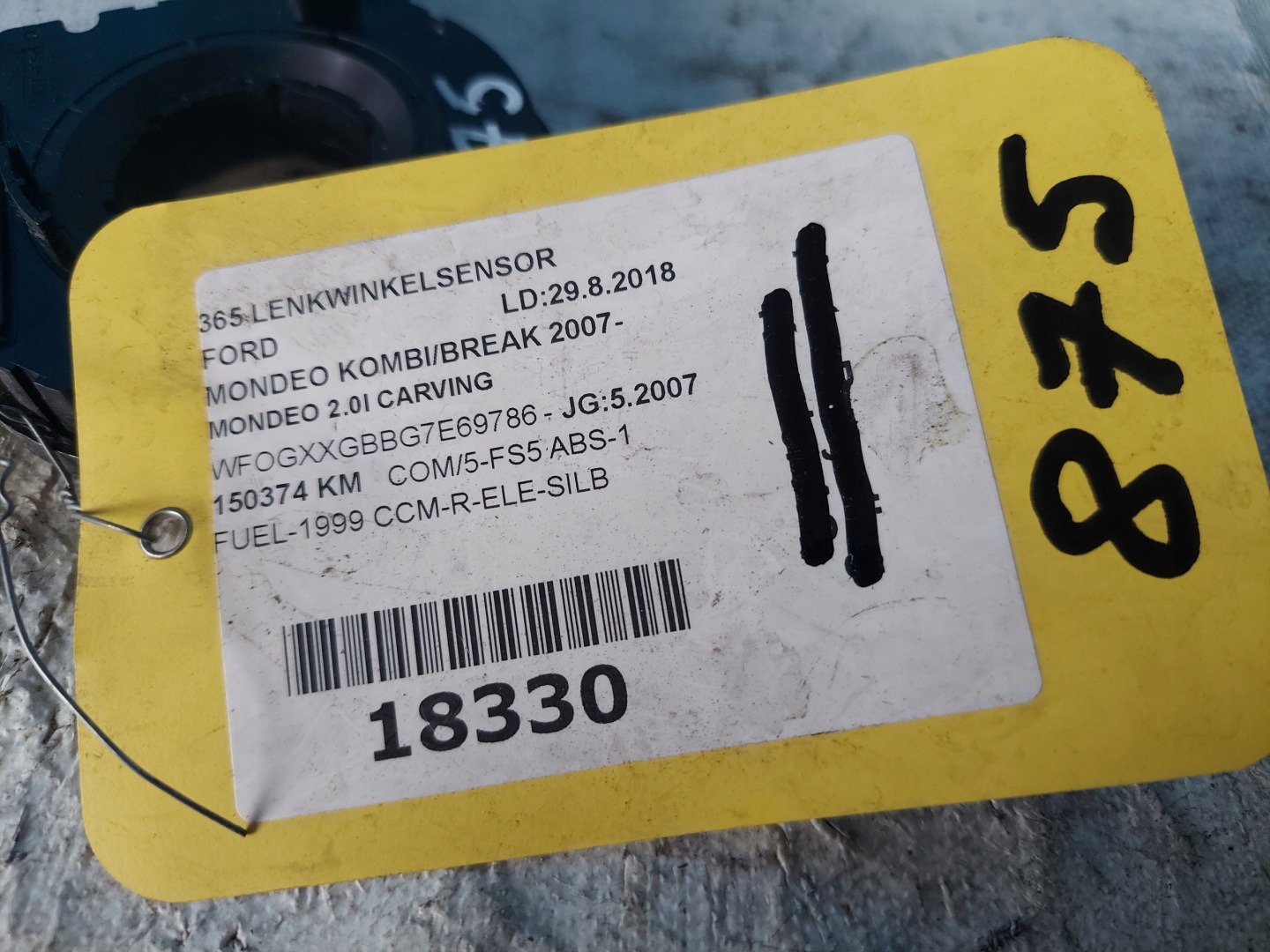 MONDEO MK IV ANP80H057B modul sensor winkel kurvenlicht
