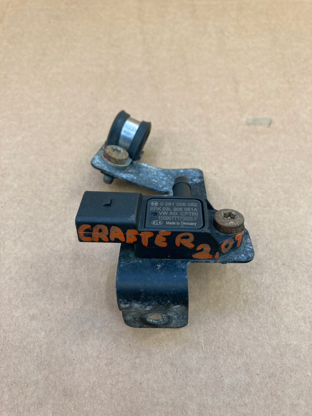 VW CRAFTER 2.0 TDI 12- ABGASDRUCK SENSOR HALTER