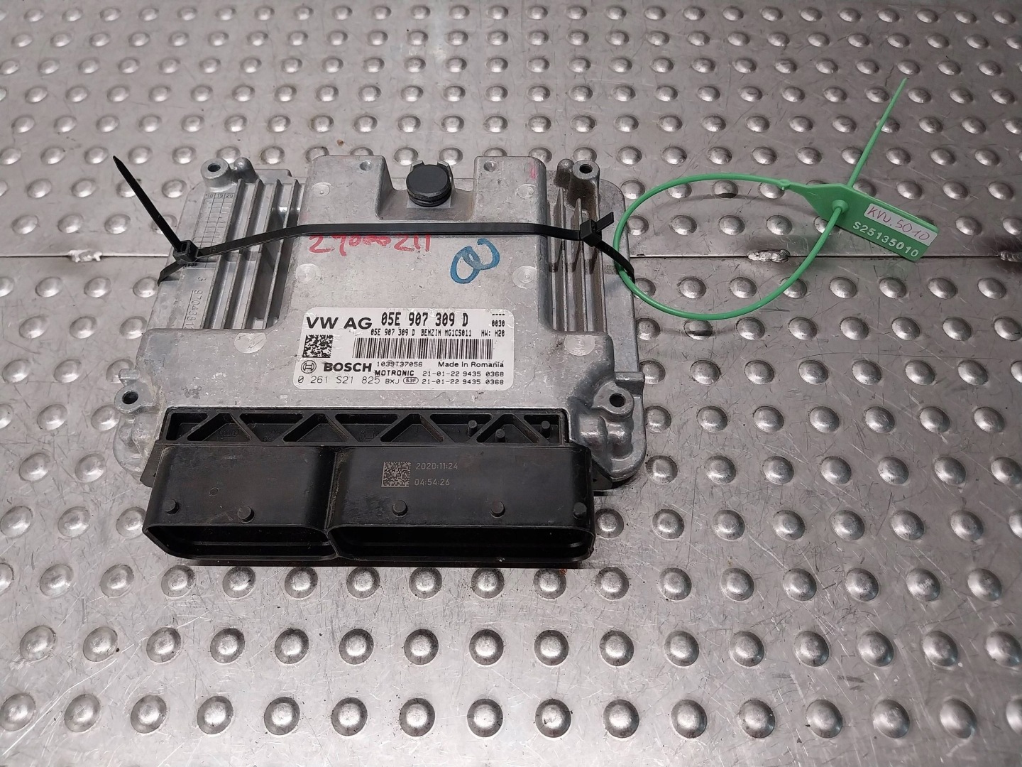 computer control unit of the engine 05E907309D AUDI A3 8Y LEON IV GOLF VIII 1.5 TSI