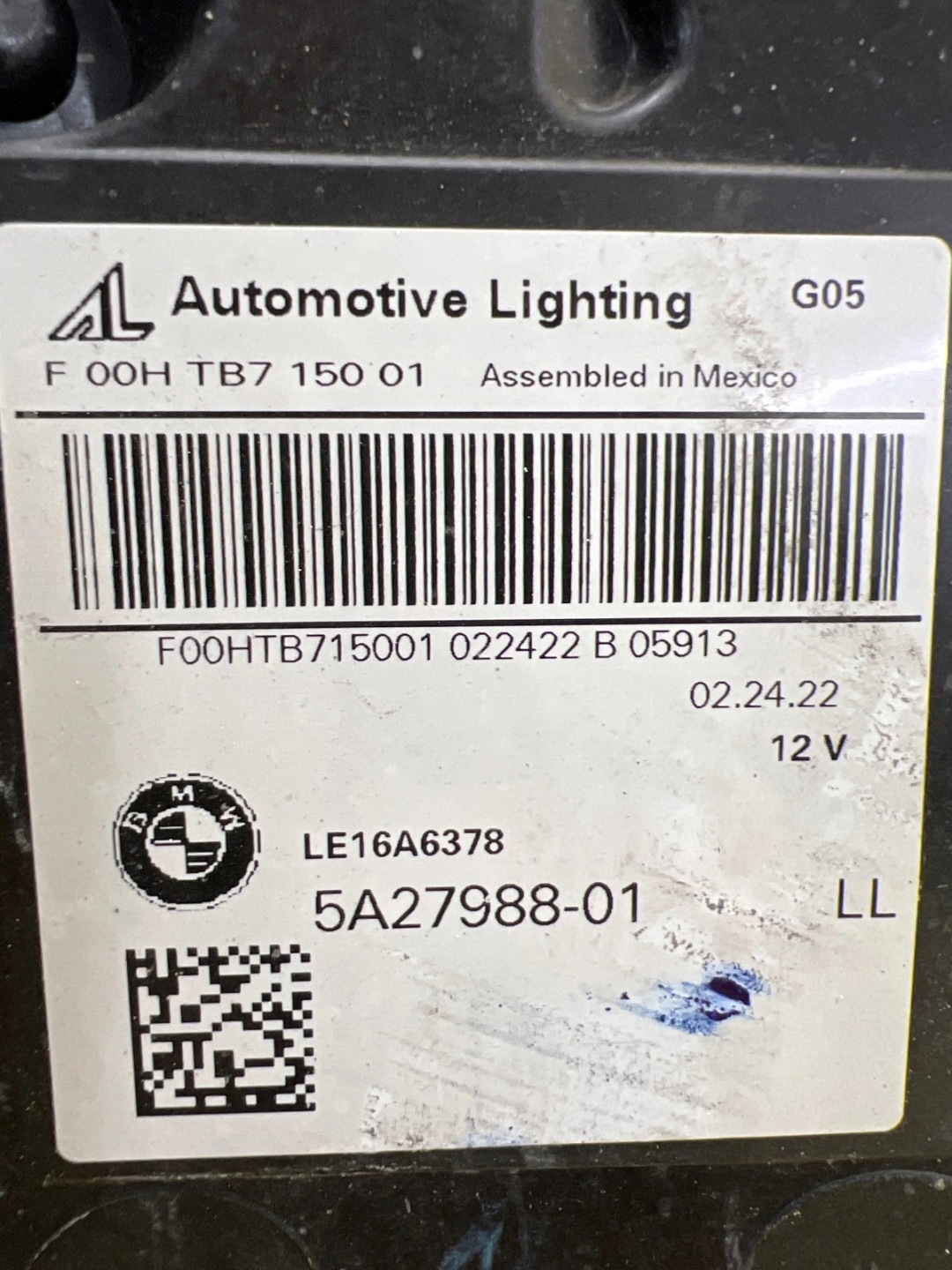 light right front BMW X5 X6 G05 G06 Full Led 5A27988-01