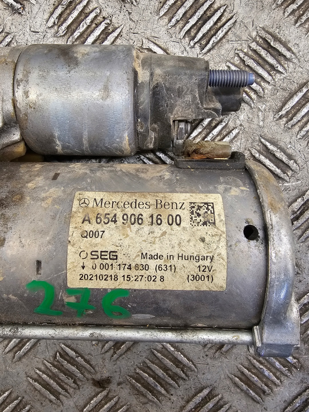 starter MERCEDES GLC W253 2.0CDI A6549061600