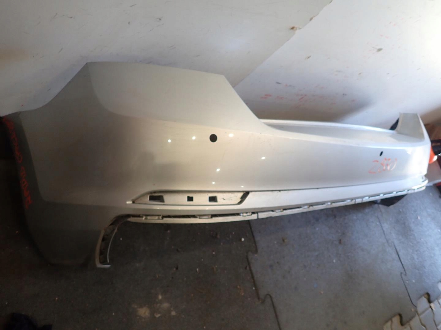 bumper rear part rear SKODA RAPID SPACEBACK 2012- 5JJ807421