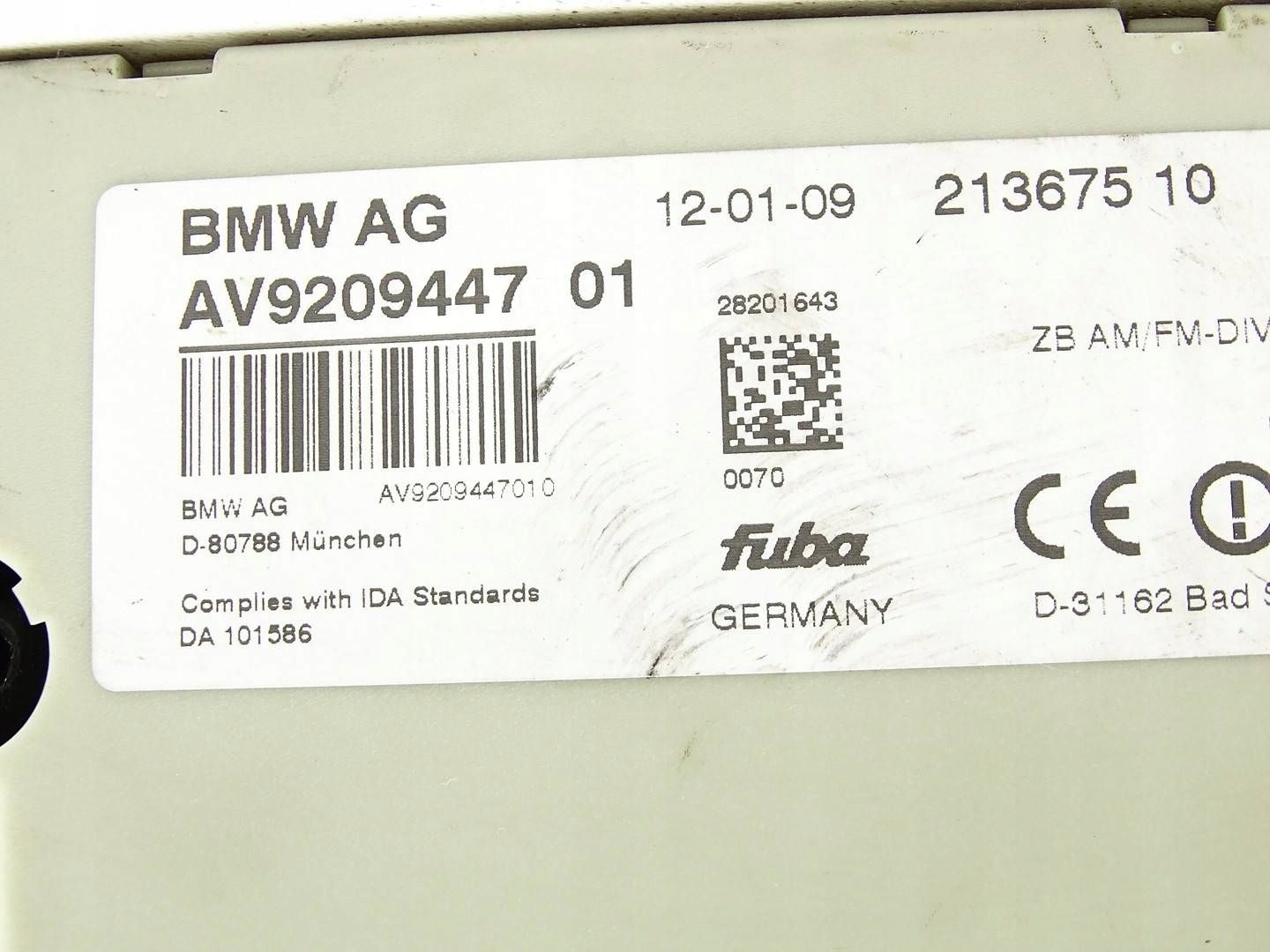 module antenna amplifier BMW 7 F01 F02 9209447