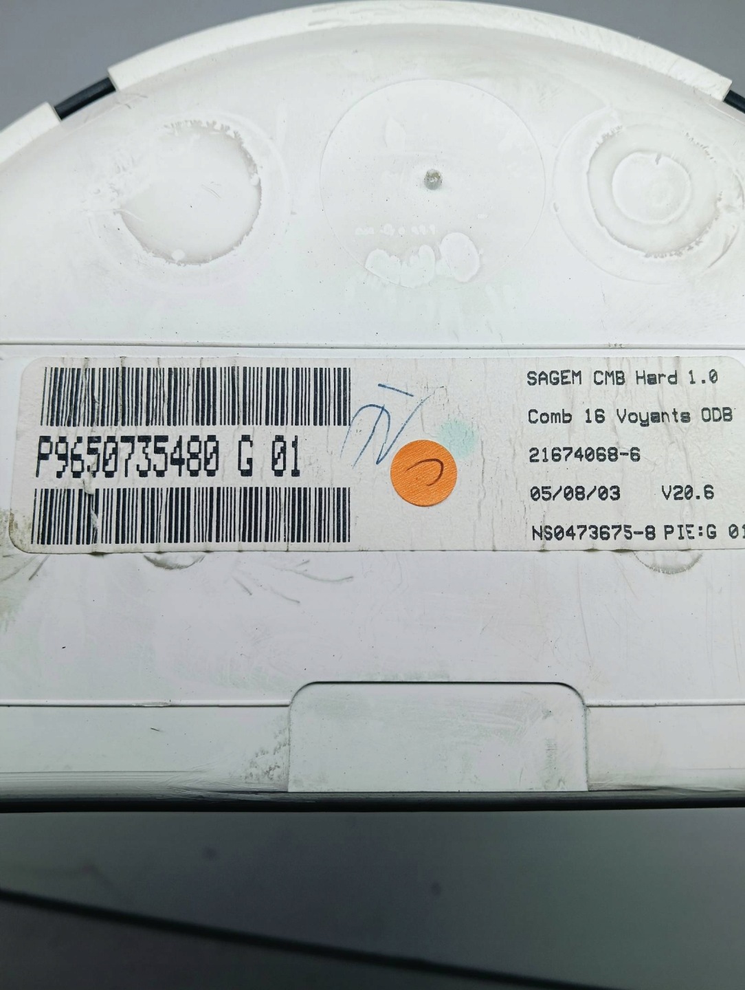 dials Citroen C3 1.4 03r P9650735480 G 01