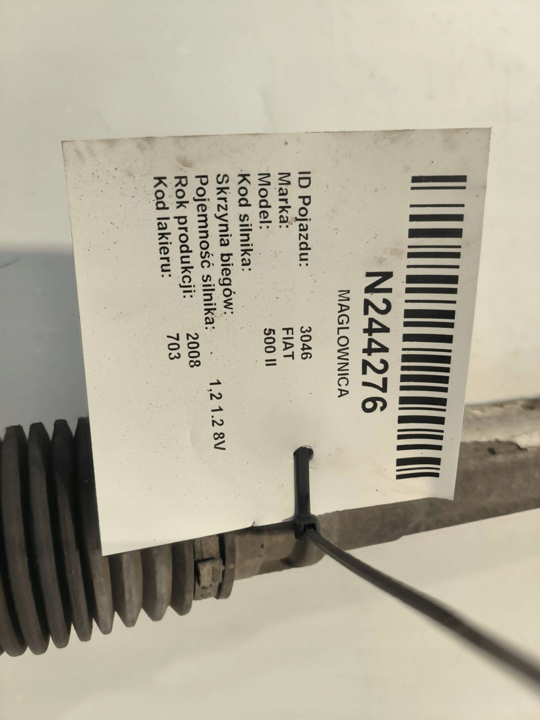 control 37502396 FIAT 500 II