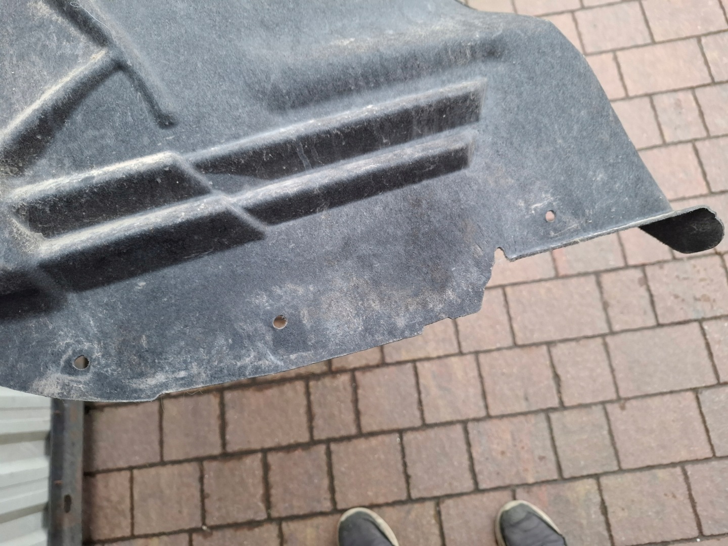 mudguard left rear part AUDI R8 22r 4S0810171C