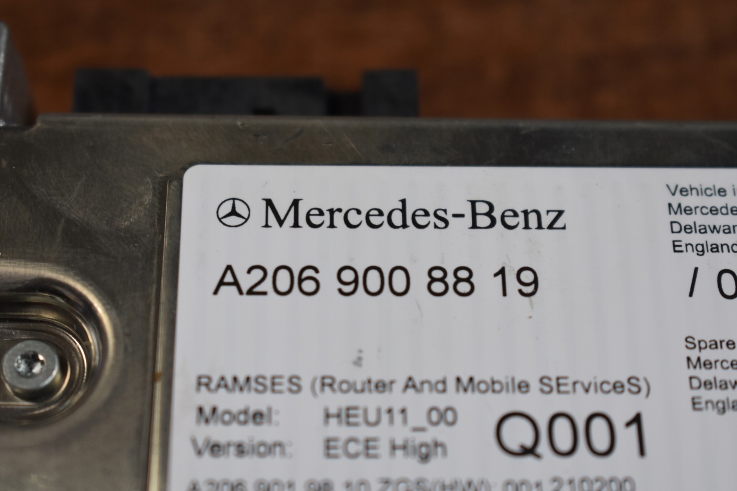 IDEALNY modulo KOMUNIKACJI RAMSES MERCEDES 1 9
