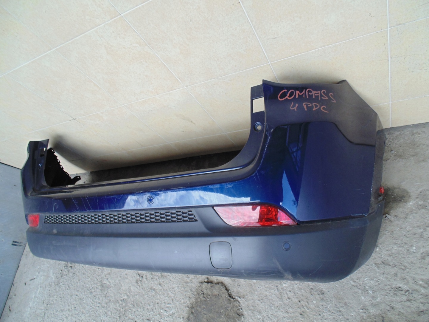 BUMPER REAR COMPLETE 4PDC JEEP COMPASS 2018 ROK