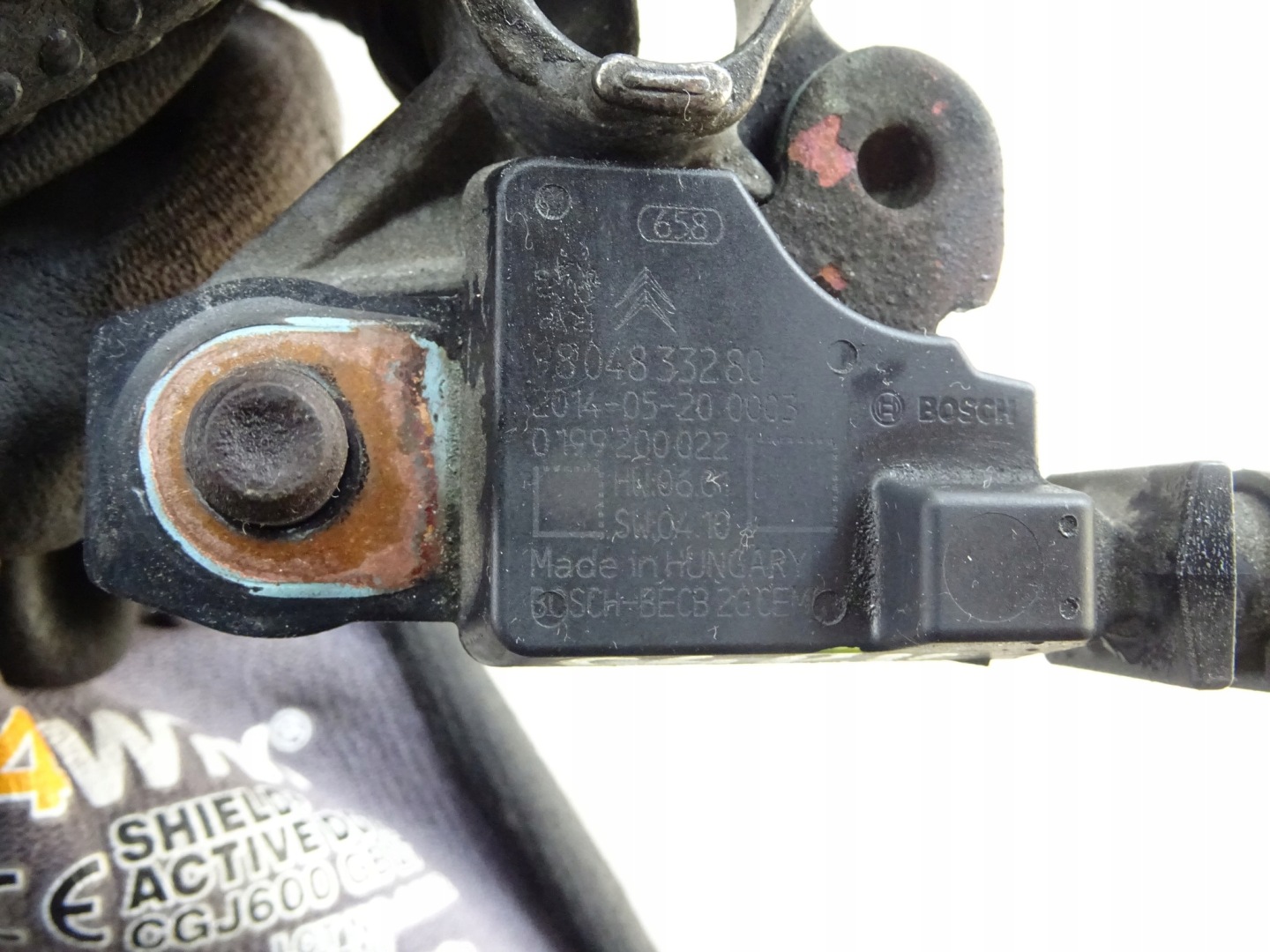 PEUGEOT 508 borne cable pôle négatif 9804833280