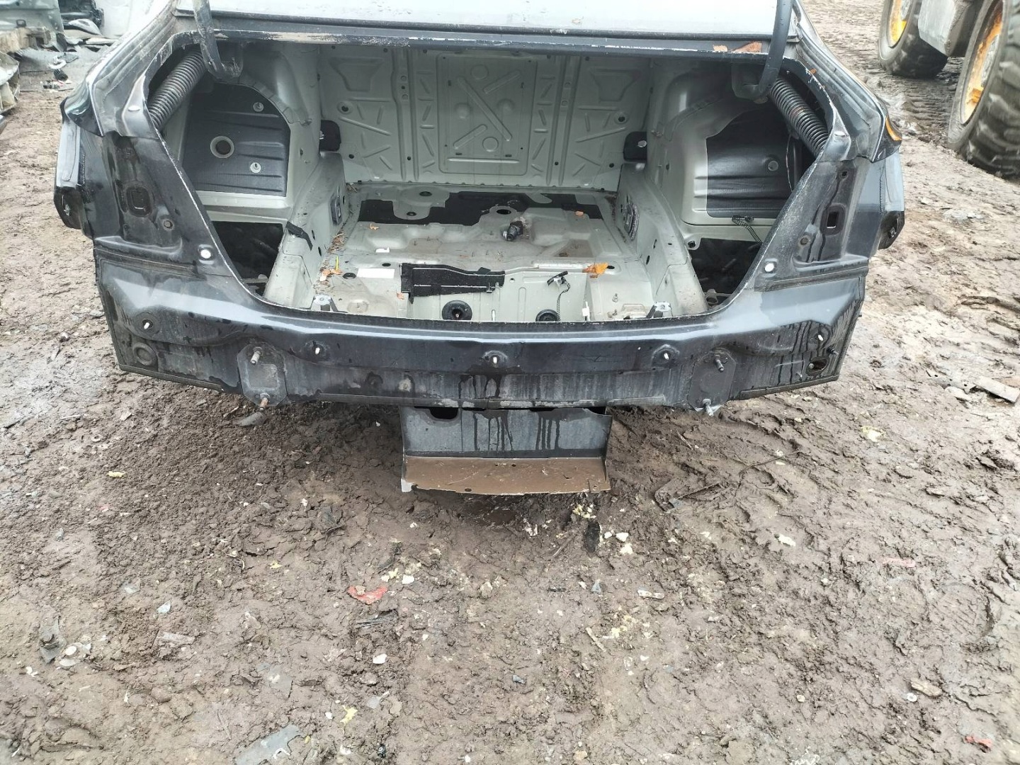 sump boot rear panel BMW F01 730D S34 AZURTISCHARZ METALLIC