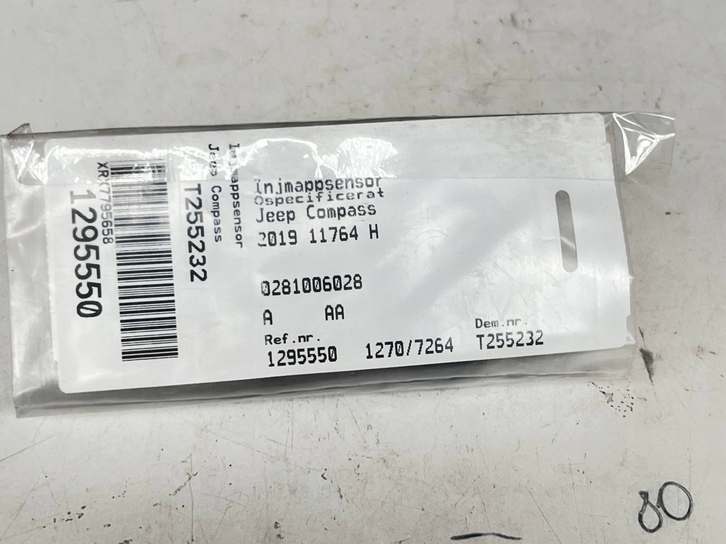 Sensor MAP FIAT DOBLO 0281006028 @A