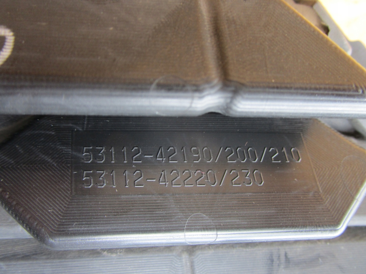 GRIGLIA PARAURTI TOYOTA RAV4 19- 53112-42190