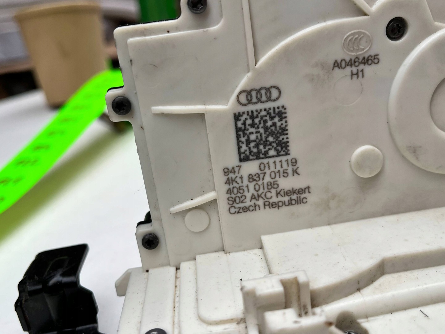 lock door przednich Audi A6 S6 C8 4K 4K1837015K !J