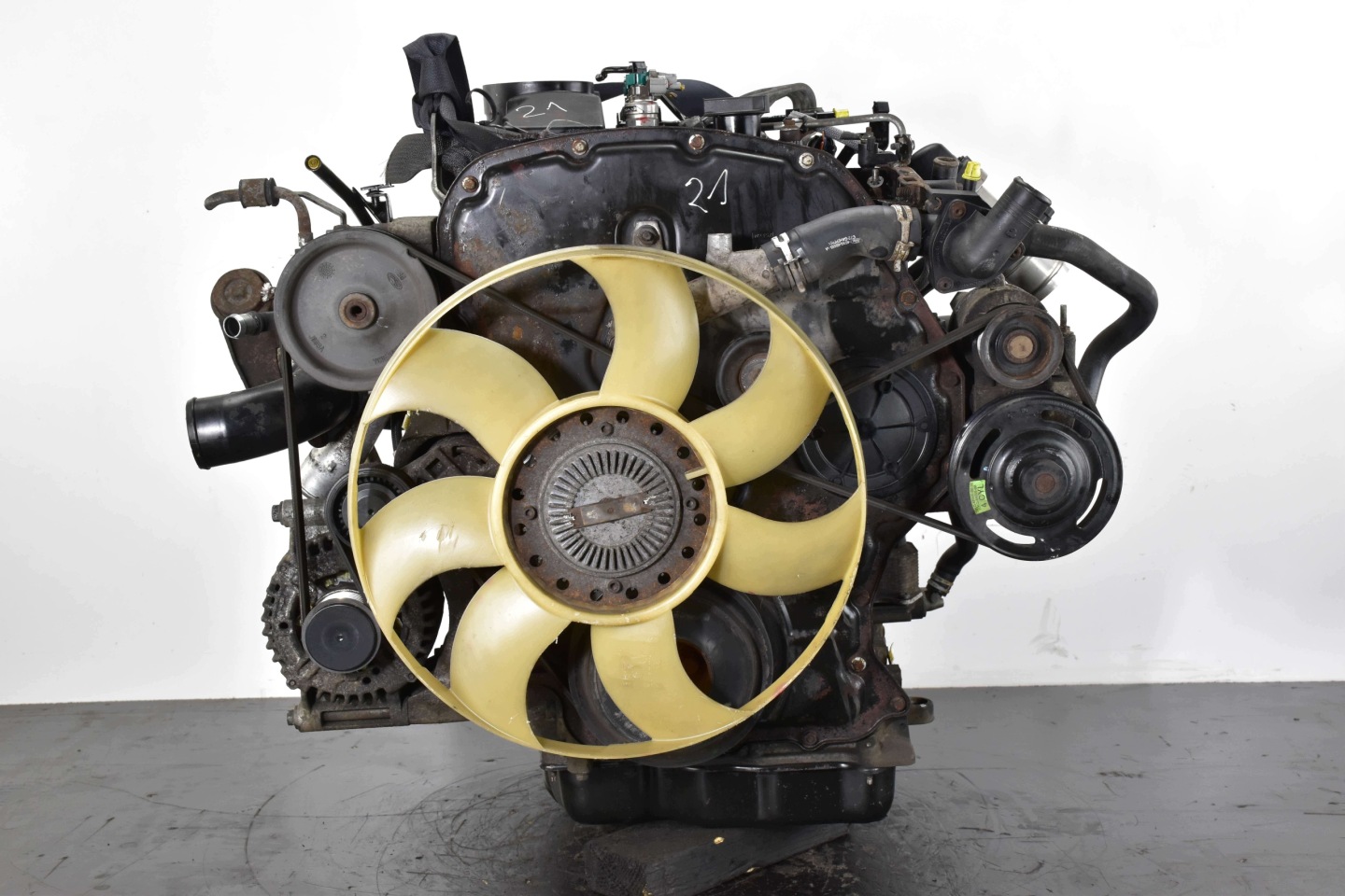 engine FORD TRANSIT MK7 VII 2.4 TDCI 115KM JXFA PHFA @ POMIAR KOMPRESJI @