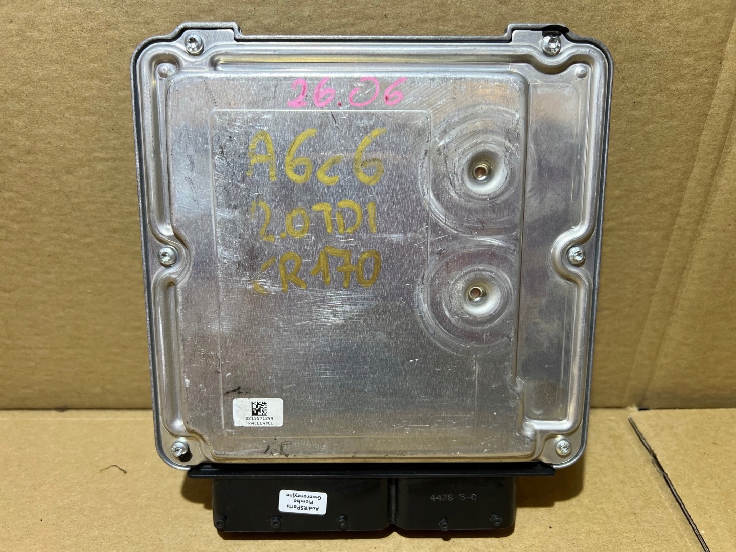 AUDI A6 C6 2.0 TDI control unit computer of the engine 03L906022FH