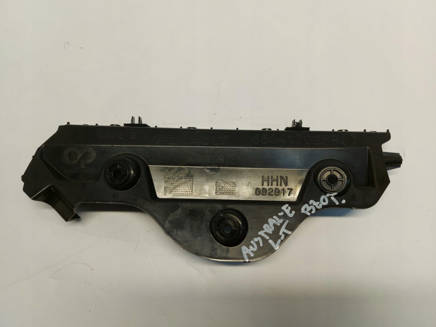 RENAULT Austral E Support Support plaque Pare choc Arrière Gauche 850417028R