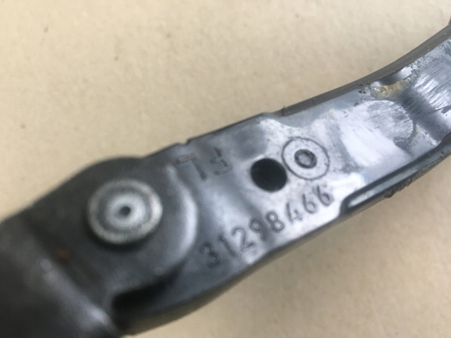 limiter door PRZEDNICH VOLVO S80 II 07-16r