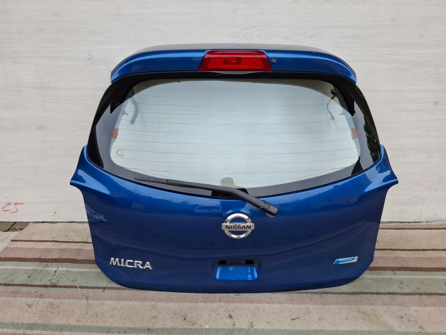 boot door NISSAN MICRA K13 blue 13r