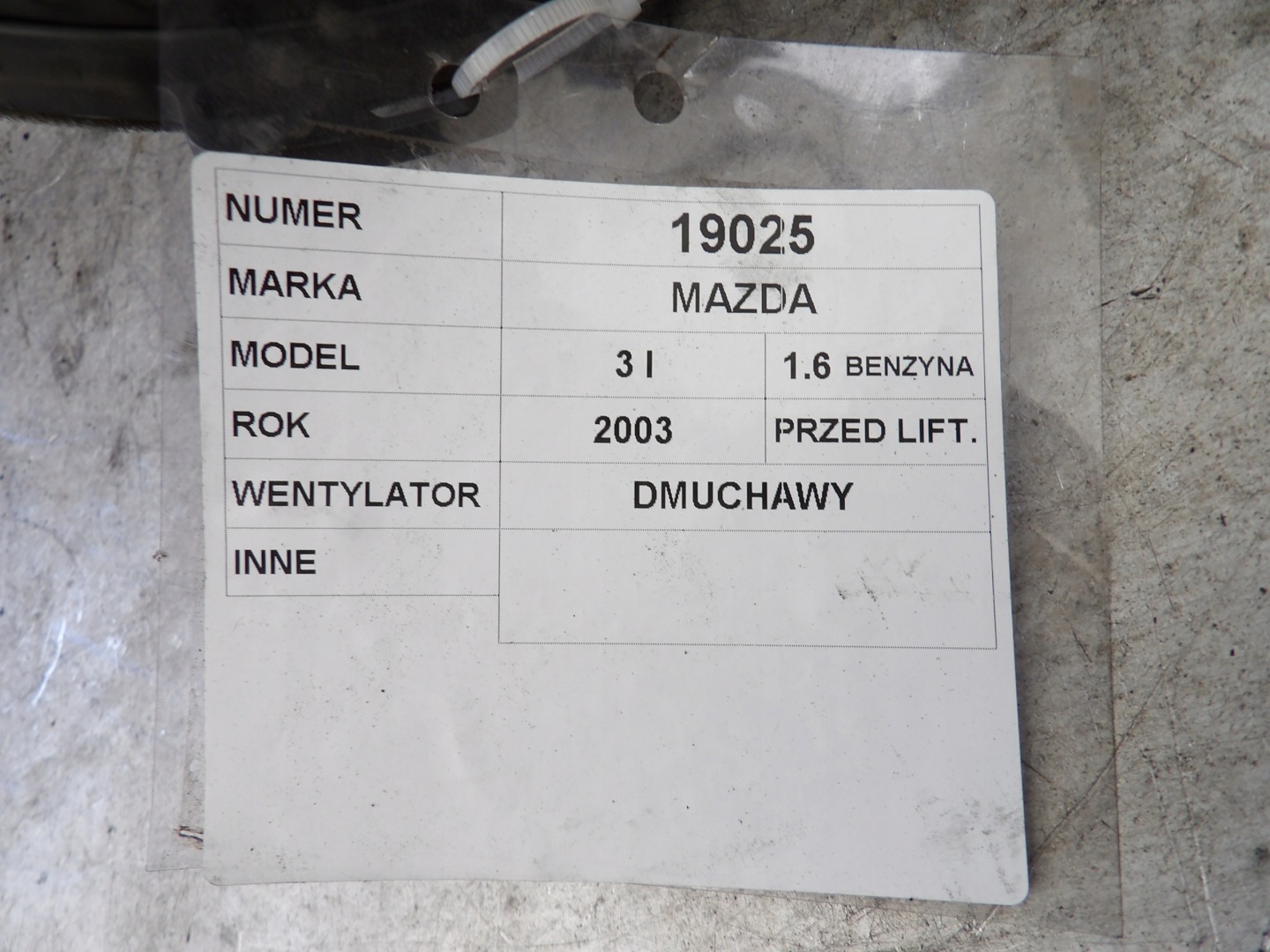 Mazda 3 a BK ventilátor topení