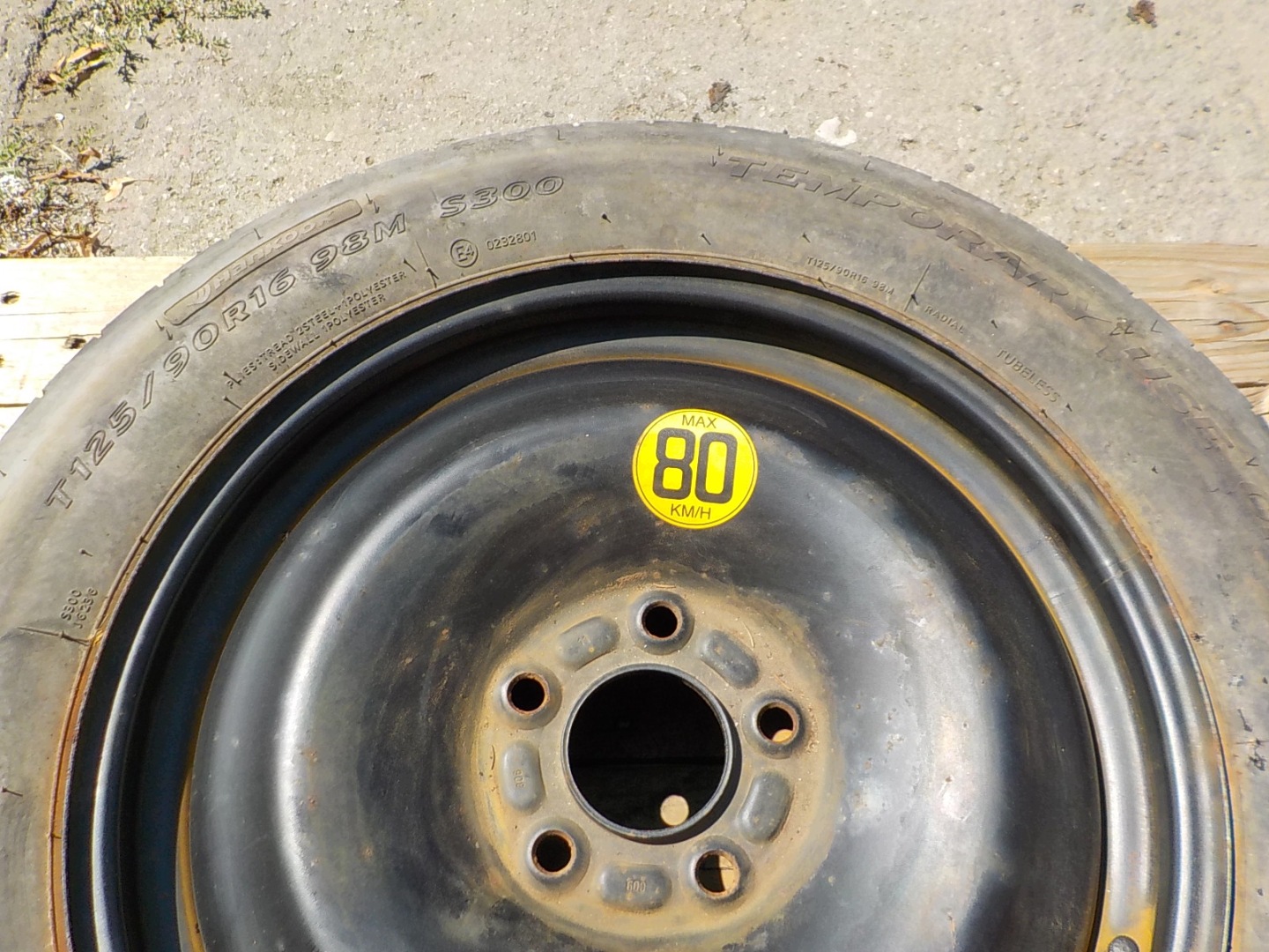 FORD MONDEO IV MK4 Roue de secours R16 5x108