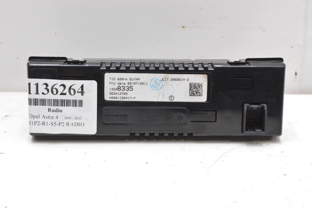 RADIO radio CD AUX lettore PANEL 20984175 OPEL ASTRA 4 IV J 09-12