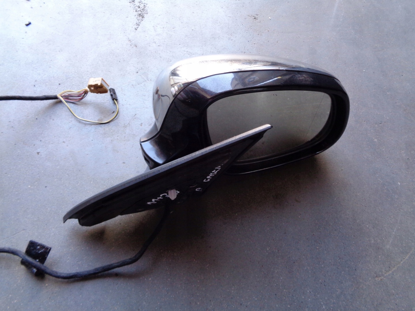 mirror CHROM right 11+2 PIN PORSCHE CAYENNE and 04